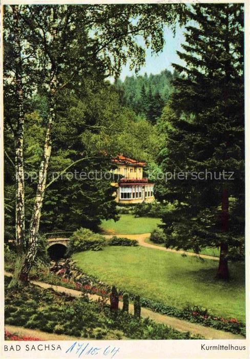Bad Sachsa Osterode Harz Niedersachsen Kurmittelhaus Kurpark