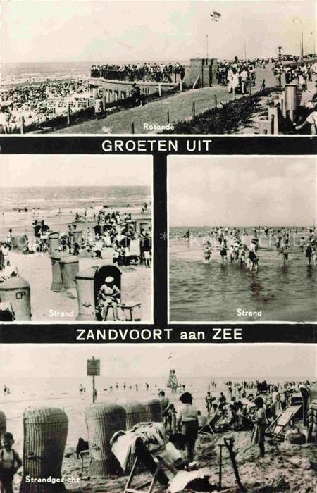 ZANDVOORT-AAN-ZEE Noord Holland NL Rotonde Strand Promenade