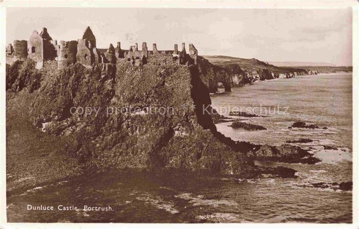 Portrush Northern Ireland UK Dunluce Castle