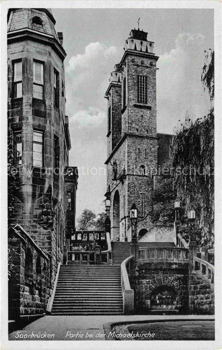 SAARBRueCKEN Saarland Partie bei der Michaelskirche