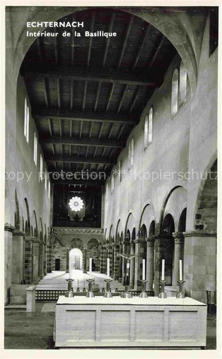 Echternach Luxembourg Intérieur de la Basilique