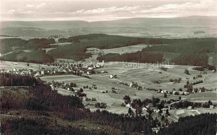 Bischofsgruen Bayreuth Bayern Panorama Blick vom Haberstein