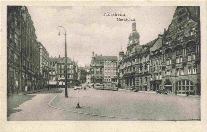PFORZHEIM BW Marktplatz