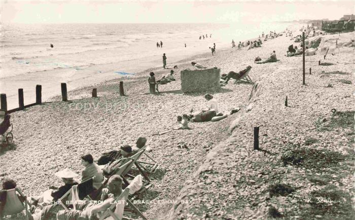Bracklesham Chichester UK The beach from east