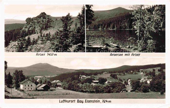 Bayerisch Eisenstein Landschaftspanorama Arber Arbersee Luftkurort