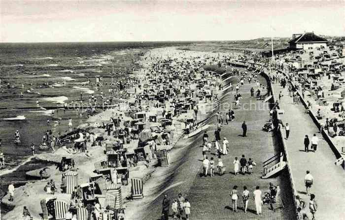 NORDERNEY Nordseebad Niedersachsen Nordstrand Promenade Nordseeheilbad