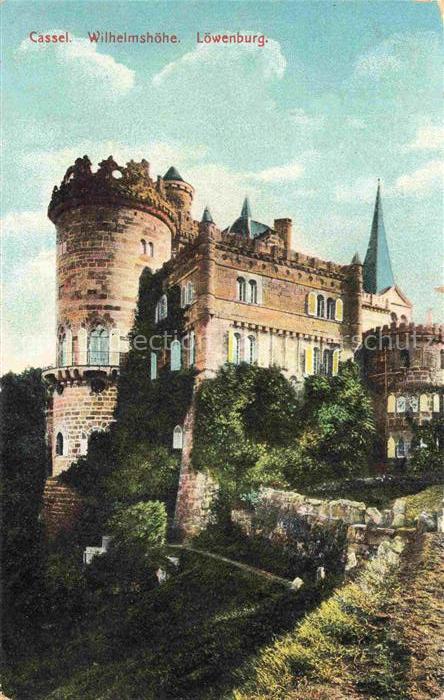 Wilhelmshoehe  KAssEL Loewenburg