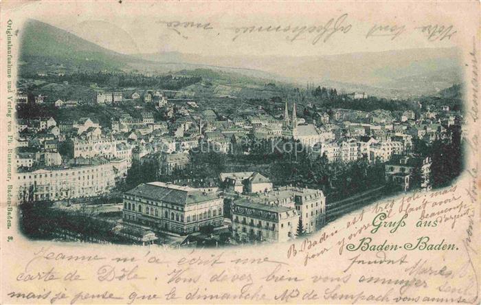 BADEN-BADEN BW Stadtpanorama
