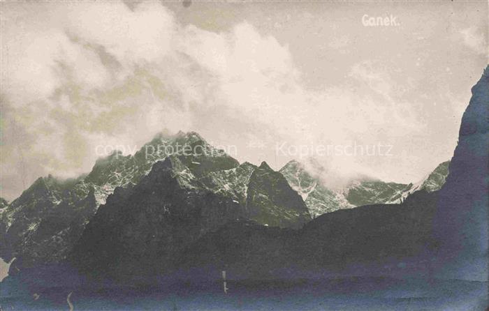 Ganek 2465m Hohe Tatra Vysoke Tatry SK Gebirgspanorama