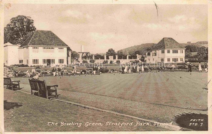 Stroud Gloucestershire UK The Bowling Green Stratford Park