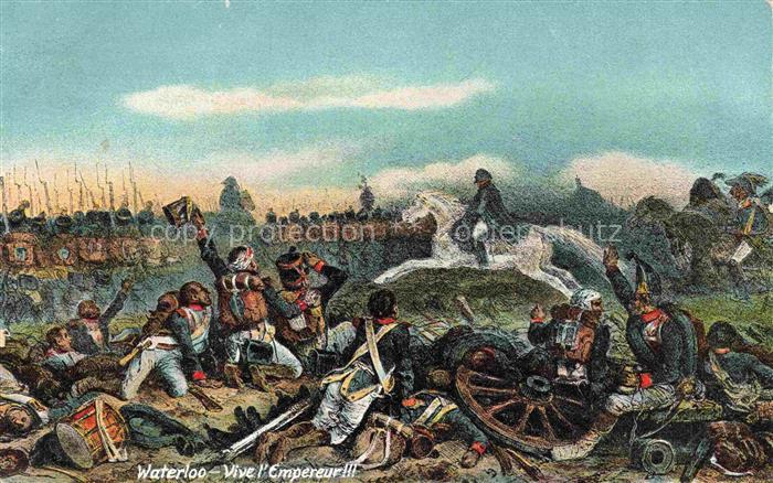 WATERLOO  Bruessel Brussels BRUXELLES Belgie Vive l'Empereur III Schlacht von Wa