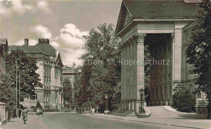 Meiningen Thueringen Partie am Theater