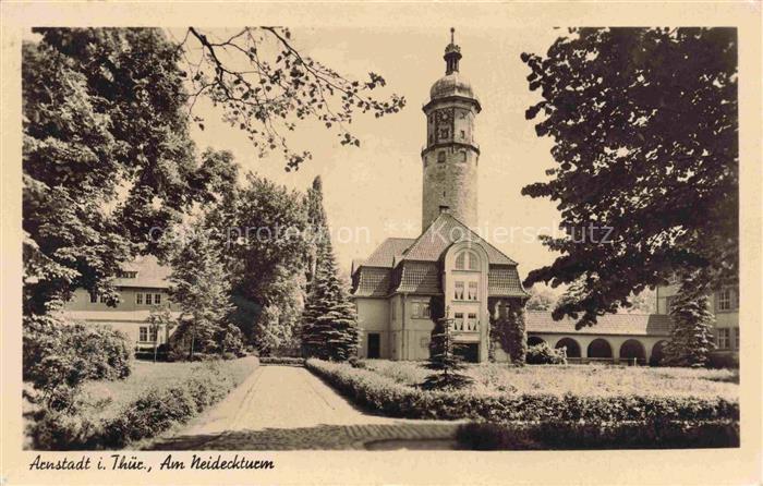 Arnstadt Ilm Thueringen Partie am Neideckturm
