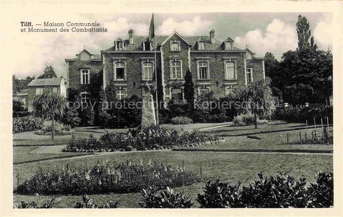 Tilff Esneux Belgie Maison Communale et Monument des Combattants