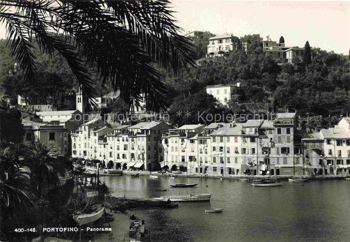PORTOFINO Liguria IT Panorama Hafen
