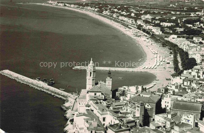 SITGES Costa Dorada ES La Punta desde el aire