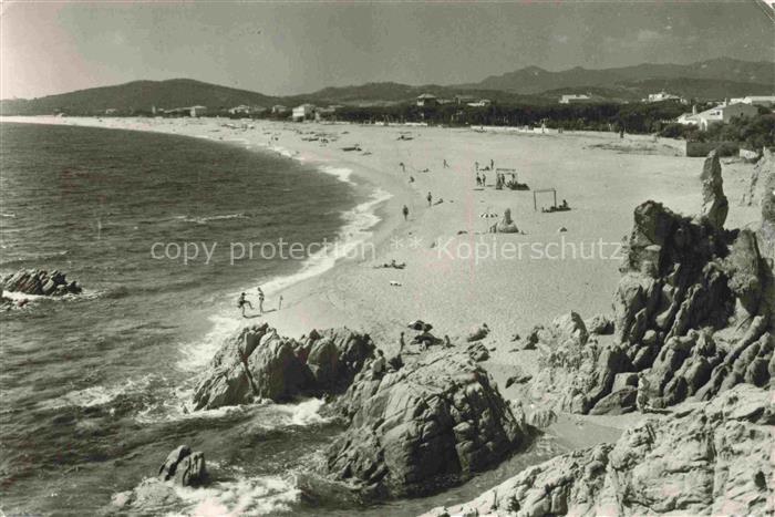 Playa d Aro Girona Cataluna ES Panorama Strand