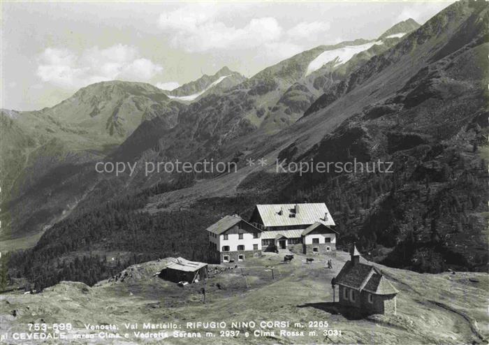 Venosta Alta Vinschgau Bolzano IT Rifugio Nino Corsi Val Martello