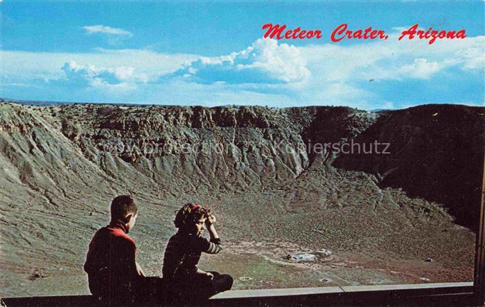 Meteor Crater Barringer Crater Winslow Arizona USA Panorama
