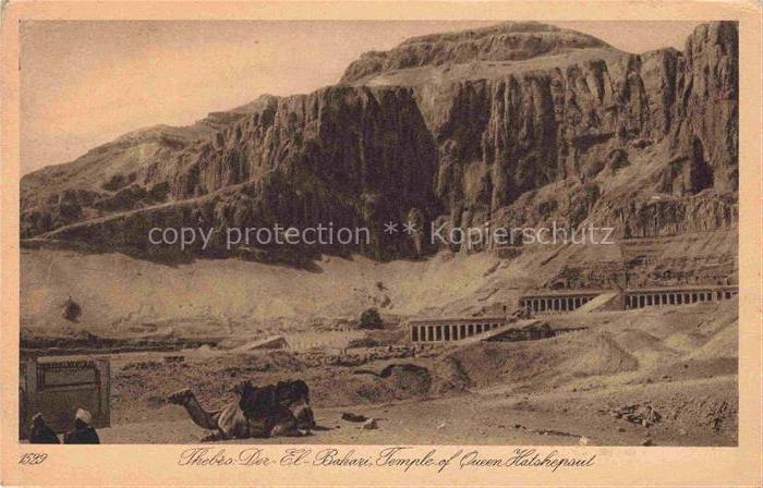 Thebes  Theben Egypt El Bahari Temple of Queen Hatshepsut