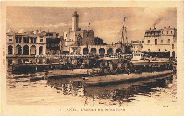 ALGER  Algerie Amiraute et la Defense Mobile
