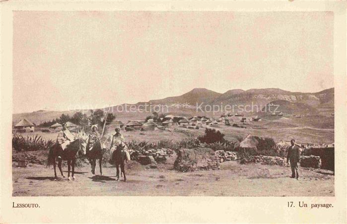 Lessouto Lesotho Un paysage