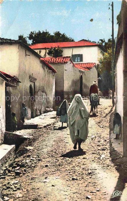 Blida Blidah Algerie Rue du Quartier Arabe