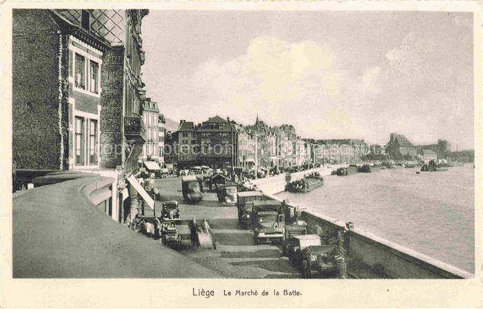 LIEGE  Luettich Luik Belgie Le Marche de la Batte