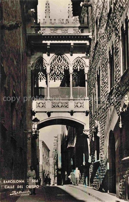 BARCELONA Cataluna ES Calle del Obispo