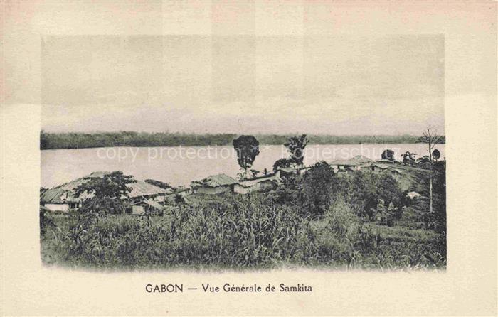Gabon Gabun Vue generale de Samkita