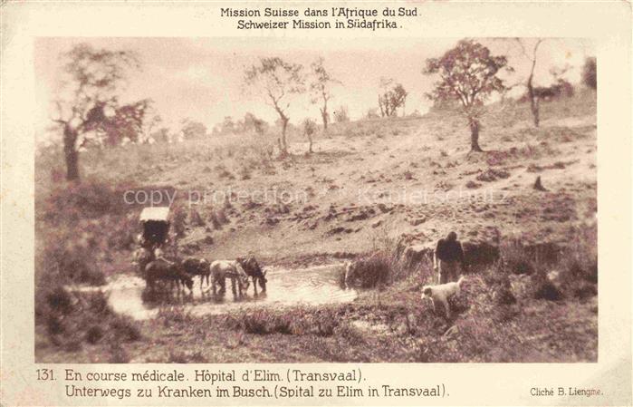 Elim Transvaal Southafrica RSA Unterwegsazu Kranken im Busch