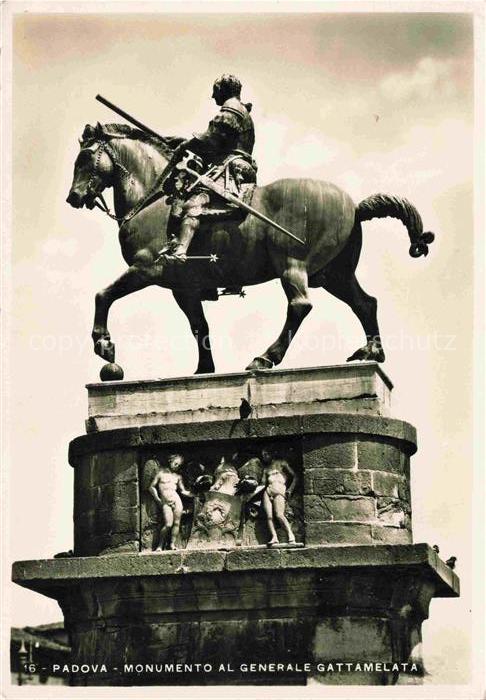 PADOVA Veneto IT Monumento al Generale Gattamelata