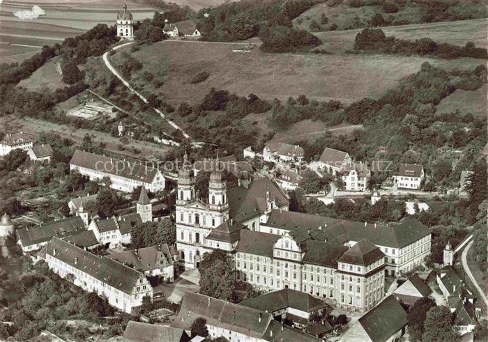 Schoental Jagst BW Kloster Schoental Fliegeraufnahme