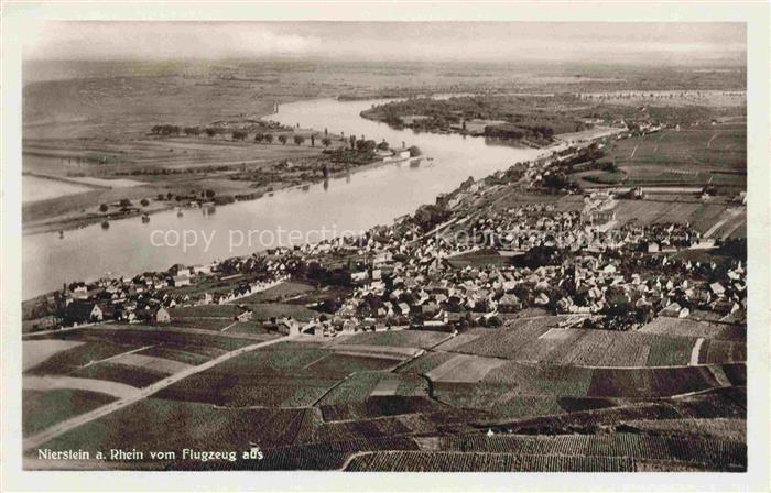 Nierstein Rhein Rheinland-Pfalz Panorama