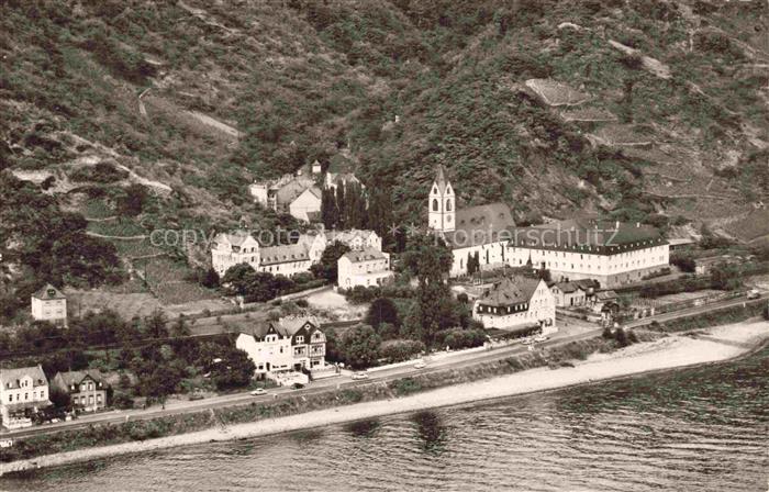 Bornhofen Kamp Rhein Rheinland-Pfalz Fliegeraufnahme