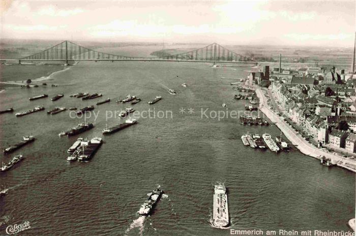 Emmerich Rhein NRW Panorama Rheinbruecke