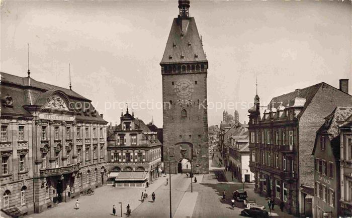 SPEYER Rhein Altpoertelplatz Stadtturm