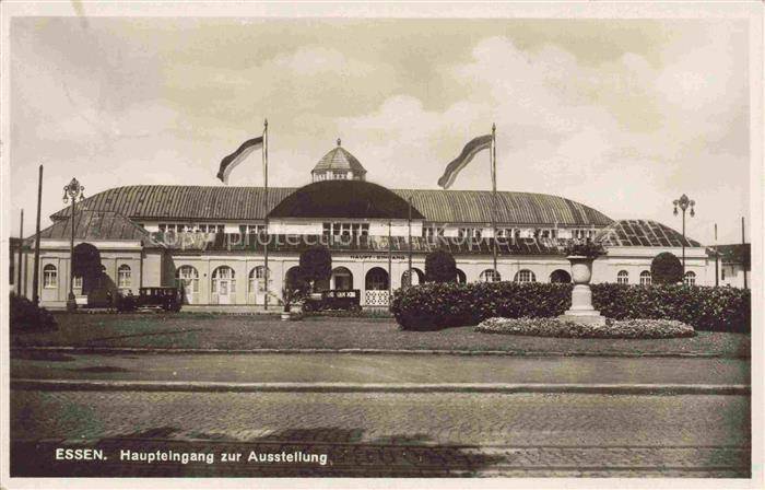 EssEN  Ruhr Haupteingang zur Ausstellung