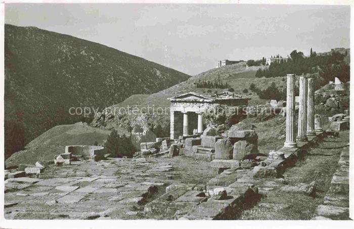 Delphes Delfos Delfi Delphi Greece Antike Staette Ruinen