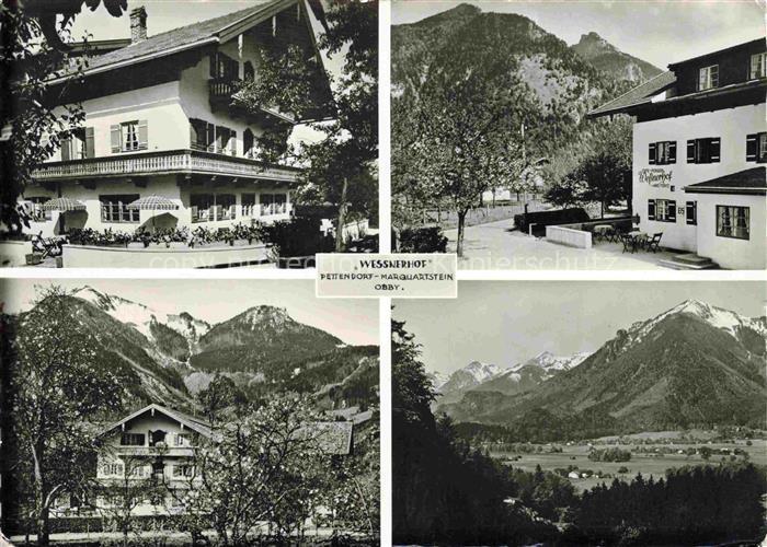 Pettendorf Marquartstein Bayern Pension Kaffee Wessnerhof Panorama Alpen