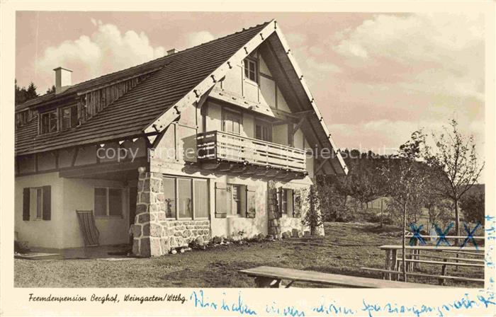 Weingarten Wuerttemberg Oberschwaben BW Fremdenpension Berghof