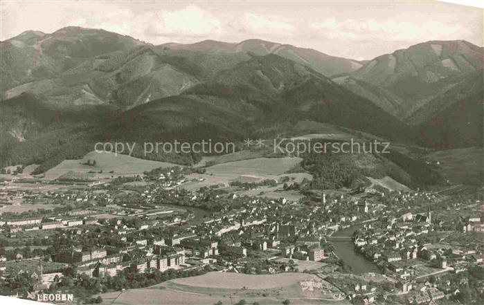 Leoben Steiermark AT Fliegeraufnahme