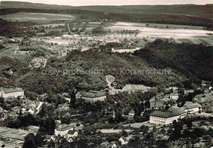 Schoenstatt Vallendar Rheinland-Pfalz Fliegeraufnahme