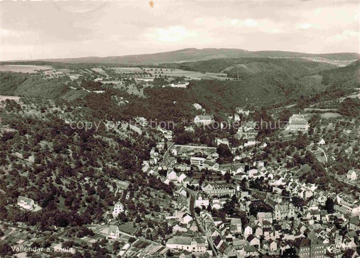 Vallendar Rhein Fliegeraufnahme