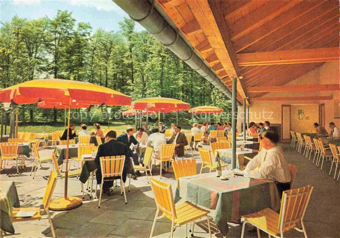 Rohrbrunn Autobahn Rasthaus im Spessart Terrasse