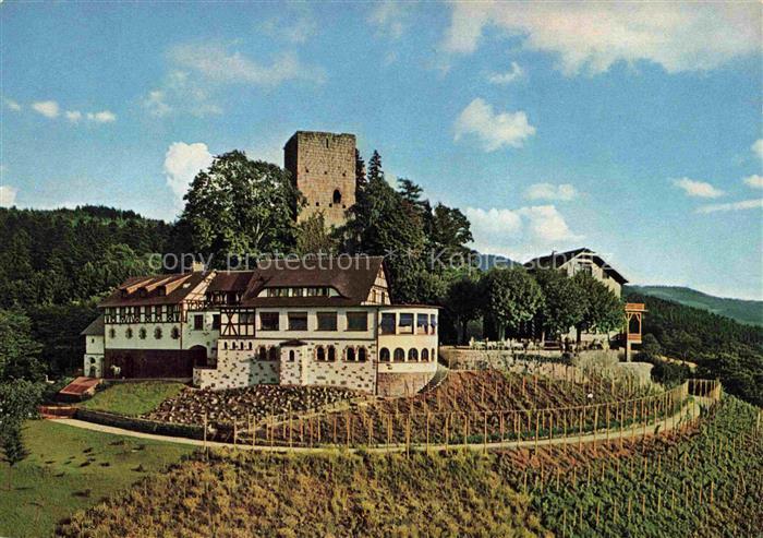 Buehl Baden Burg Windeck Rebgut und Burggaststaette