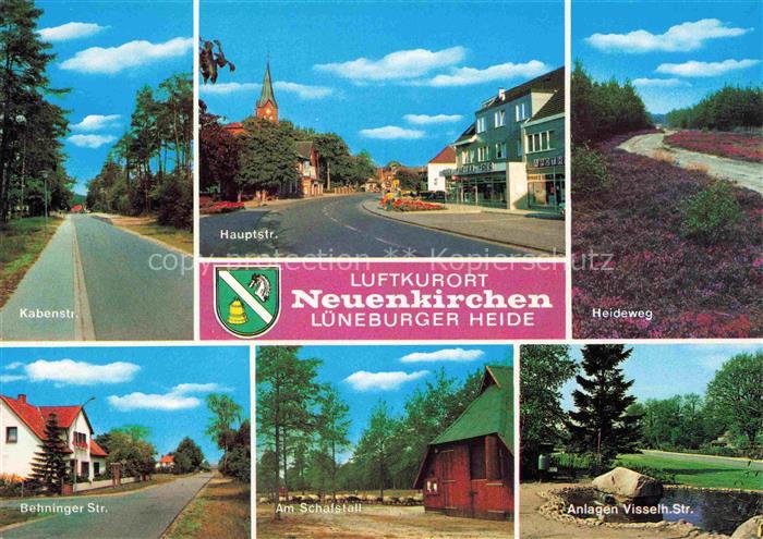 Neuenkirchen Lueneburger Heide Niedersachsen Kabenstrasse Hauptstrasse Heideweg