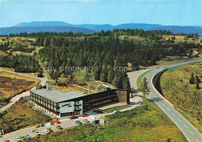 Schliffkopfhotel 1025m Baden-Baden BW Fliegeraufnahme