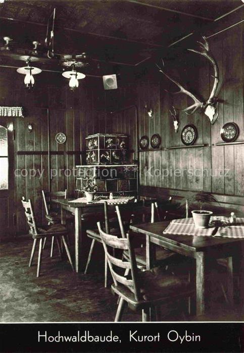 Oybin Sachsen Hochwaldbaude Gaststube