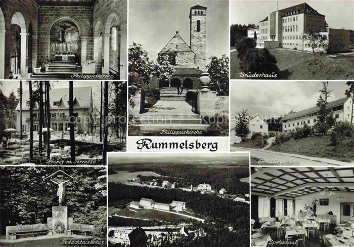 Rummelsberg Schwarzenbruck Nuernberg Bayern Philippuskirche Innenansicht Bruderh